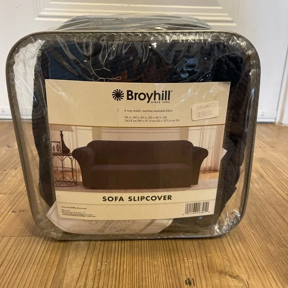 Broyhill Navy Sofa Slipcover
